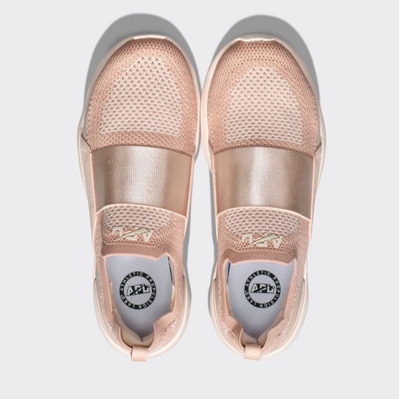 APL TechLoom Bliss Blush/Ivory Slip On Lightweight Athletic Sneakers Size 11